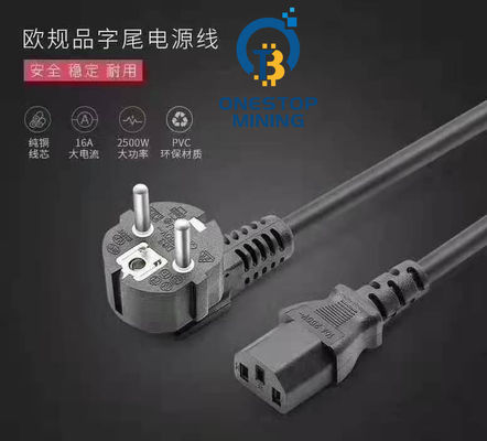 الاتحاد الأوروبي التوصيل Asic Miner Power Supply Cables 1.5m 1.8m 2m