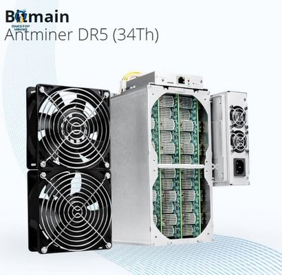Bitmain Antminer DR5 34 Th / S 35th DCR Decred Mining Hardware Crypto Blake256r14
