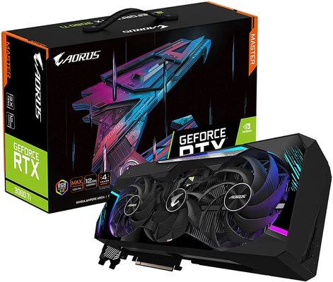 12 جيجابايت Rtx3080 Ti Gigabyte Gtx GPU Gddr53080ti بطاقة رسومات ألعاب الفيديو لأجهزة الكمبيوتر المحمول التعدين