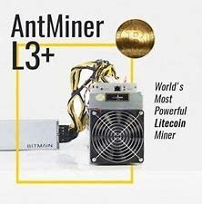 Bitmain Antminer L3 ++ Scrypt Asic Litecoin Miner 596 Mh / S Hashrate