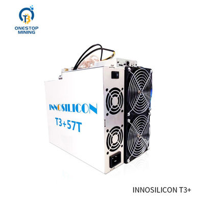 متوفر Innosilicon T3 + 57t BTC Asic Miner مع psu 220v / 110v