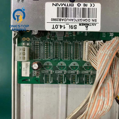 مستعمل Antminer S9i 14t 1800W Bitmain Bitcoin Miner Asic Rig 208-240V