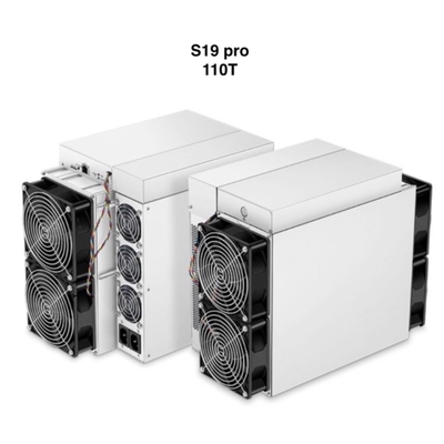 BTC Miner Bitmain Antminer S19 PRO 110T 3250w تعدين البيتكوين