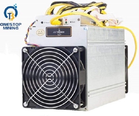 Antminer L3 + 504mh / S 1.6w / Mh Asic Litecoin Miner مع مزود الطاقة