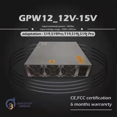 مصدر طاقة 3650 واط لسلسلة Bitmain S19 S19Pro S19J S19JPro S19A